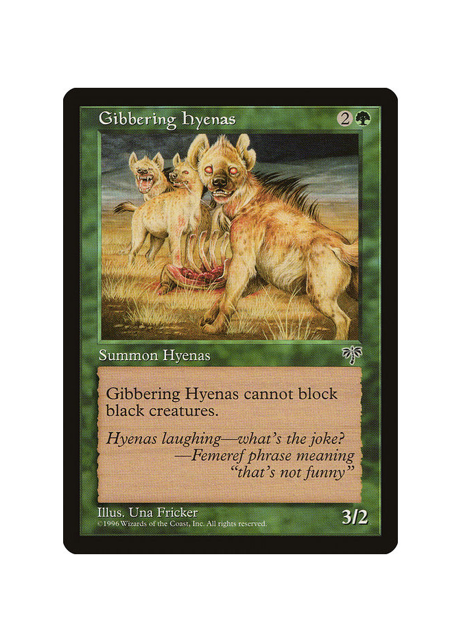 Gibbering Hyenas