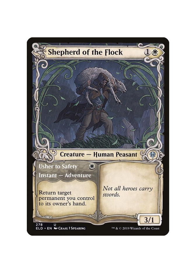 Shepherd of the Flock // Usher to Safety - Foil