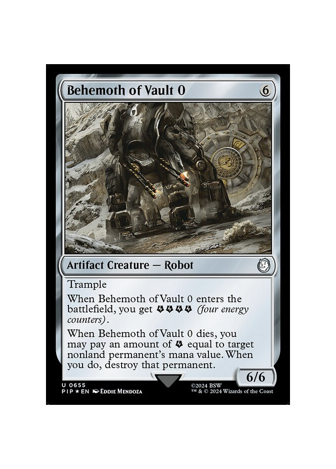 Behemoth of Vault 0 - Foil