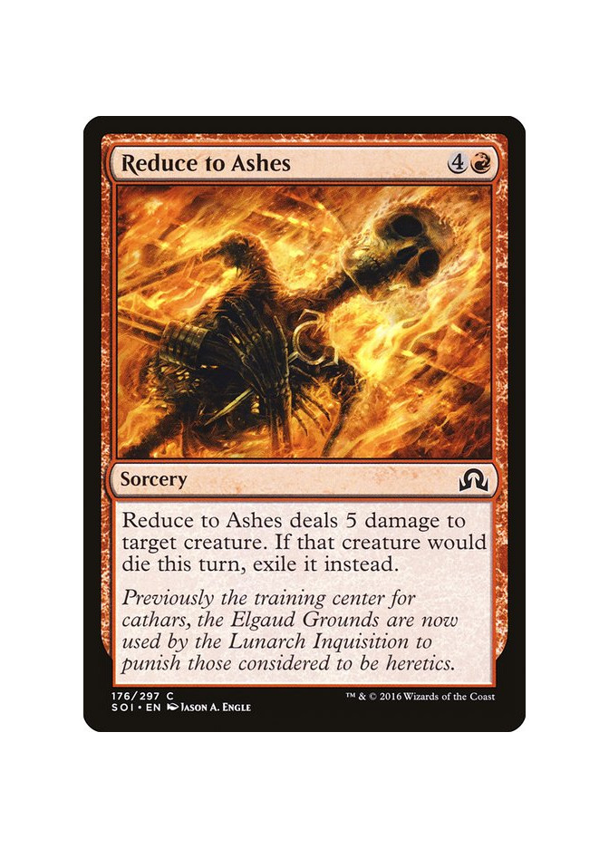 Reduce to Ashes - Foil