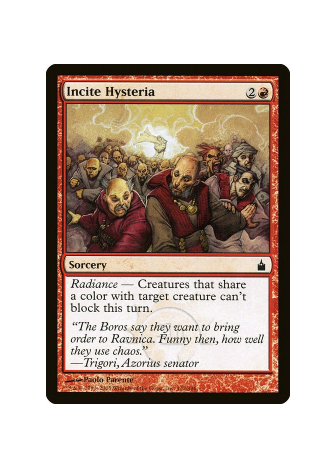Incite Hysteria - Foil