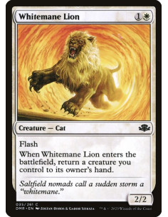 Whitemane Lion
