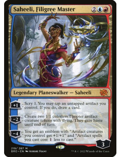 Saheeli, Filigree Master - Foil