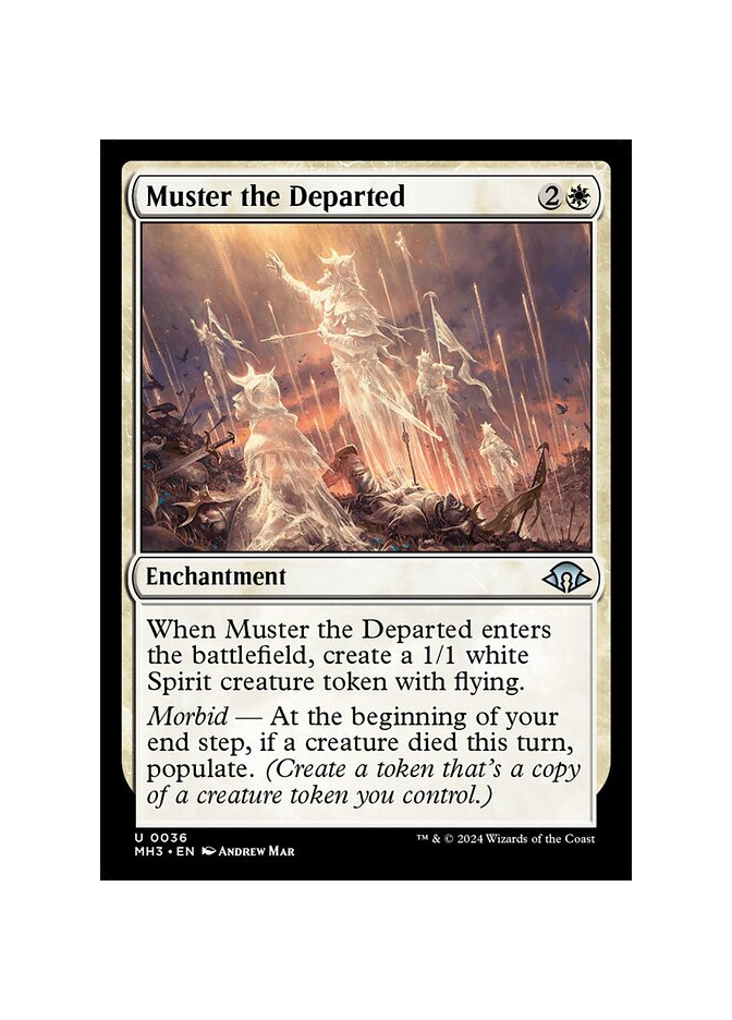 Muster the Departed - Foil