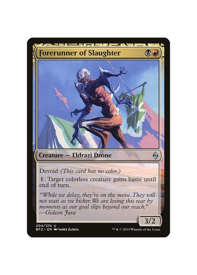 Forerunner of Slaughter - Foil