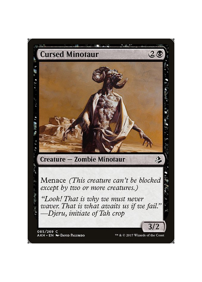 Cursed Minotaur - Foil