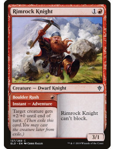 Rimrock Knight // Boulder Rush - Foil