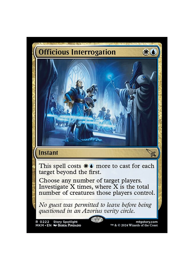 Officious Interrogation