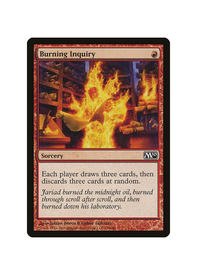 Burning Inquiry