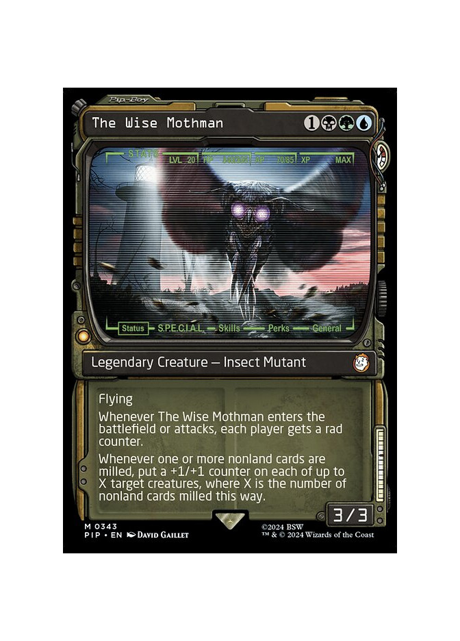 The Wise Mothman - Foil