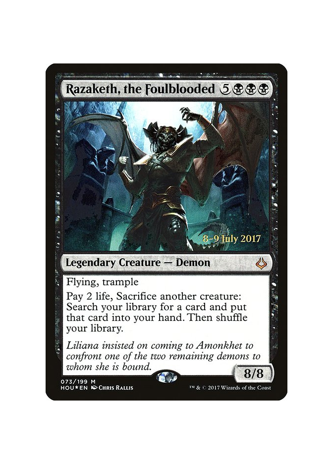 Razaketh, the Foulblooded - Foil