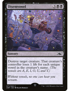 Disemvowel
