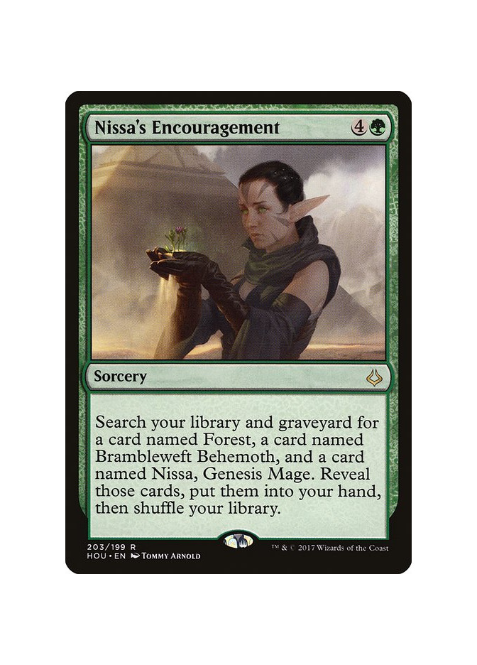Nissa's Encouragement