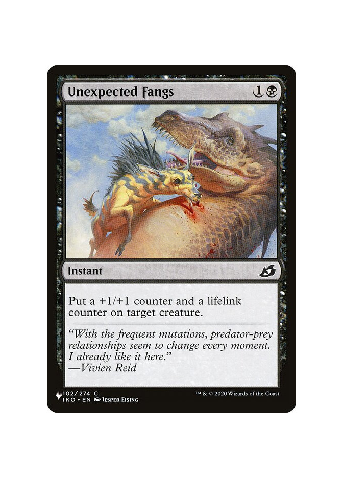 Unexpected Fangs