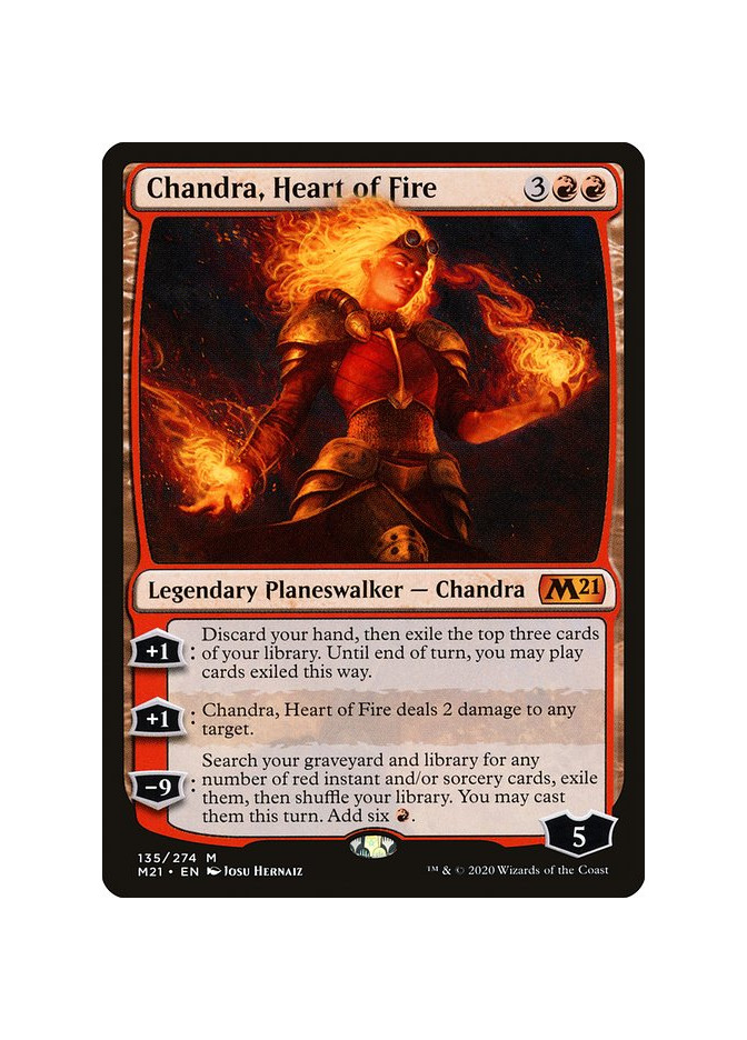 Chandra, Heart of Fire - Foil