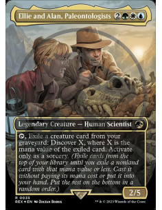 Ellie and Alan, Paleontologists - Foil