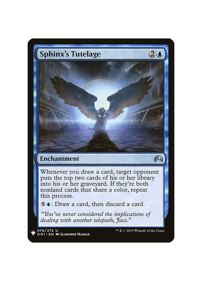 Sphinx's Tutelage