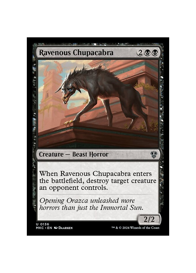 Ravenous Chupacabra