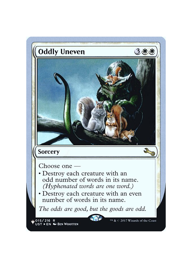 Oddly Uneven - Foil