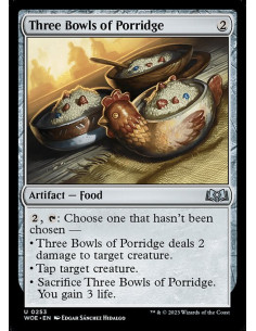 Three Bowls of Porridge - Foil