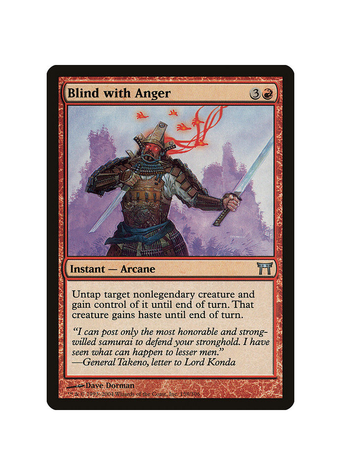 Blind with Anger - Foil
