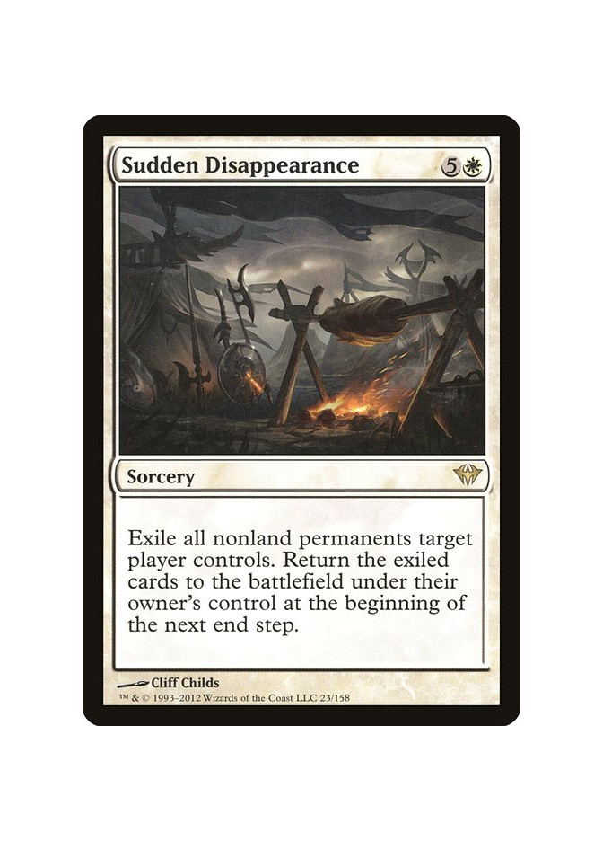 Sudden Disappearance - Foil