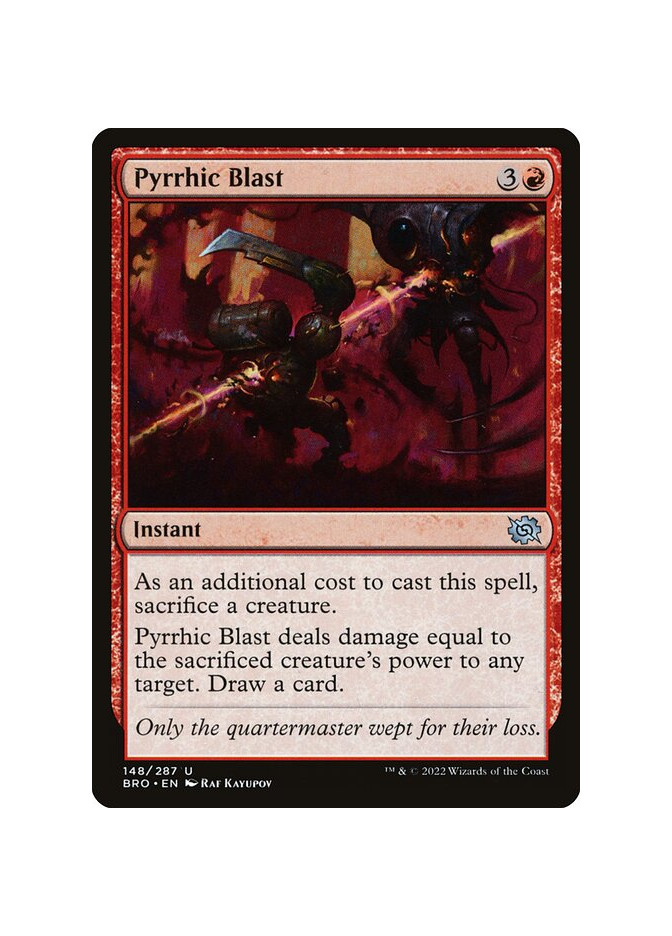 Pyrrhic Blast - Foil