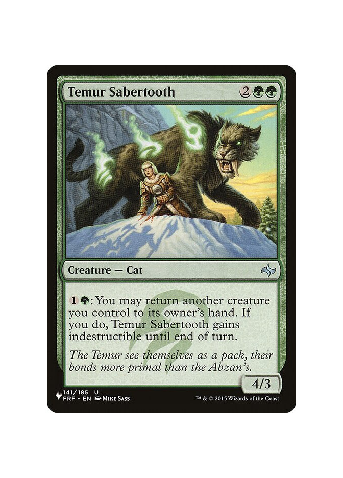 Temur Sabertooth