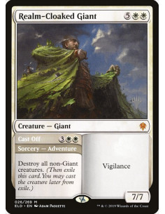 Realm-Cloaked Giant // Cast Off - Foil
