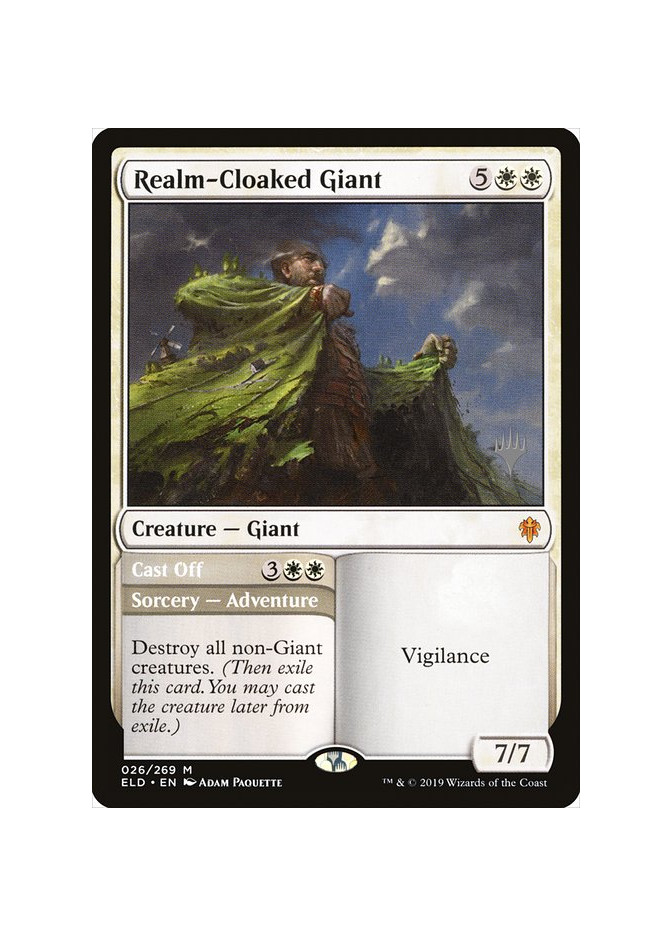 Realm-Cloaked Giant // Cast Off - Foil