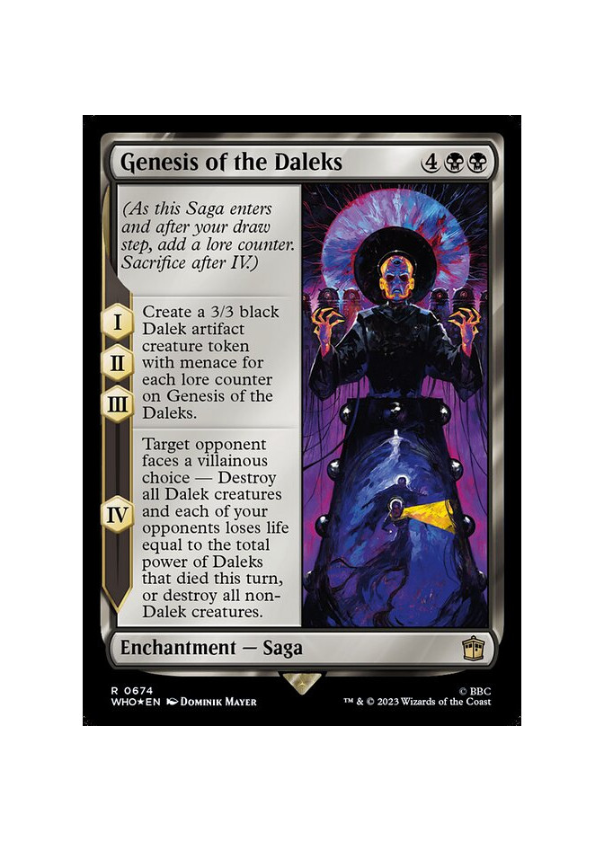 Genesis of the Daleks - Foil