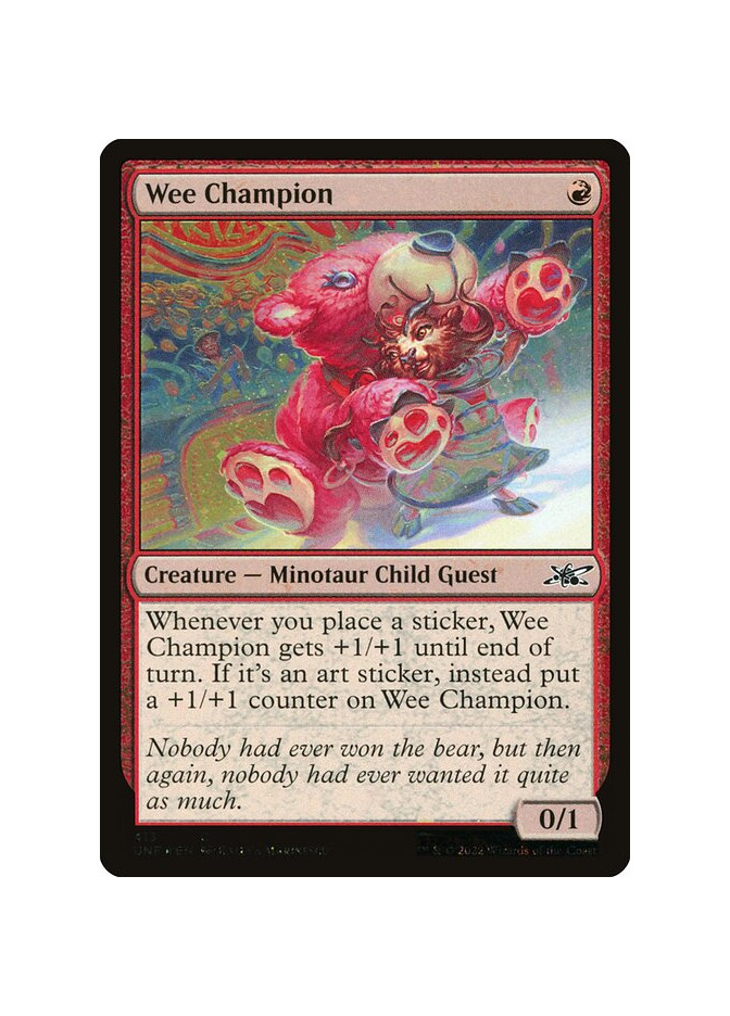 Wee Champion - Foil