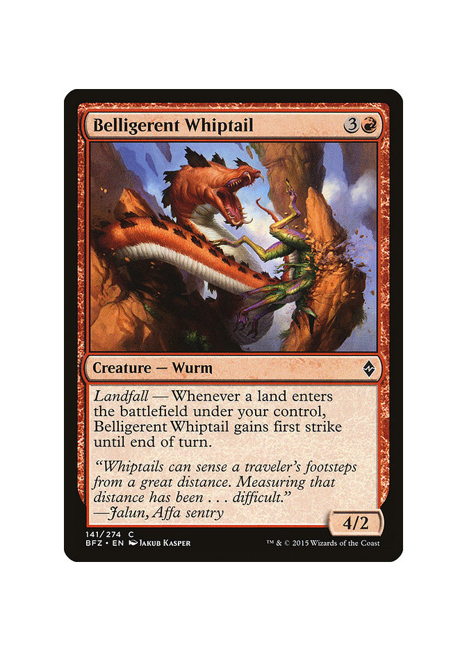 Belligerent Whiptail