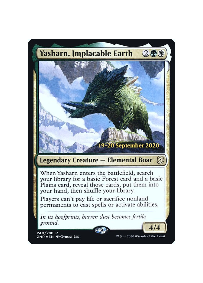 Yasharn, Implacable Earth - Foil