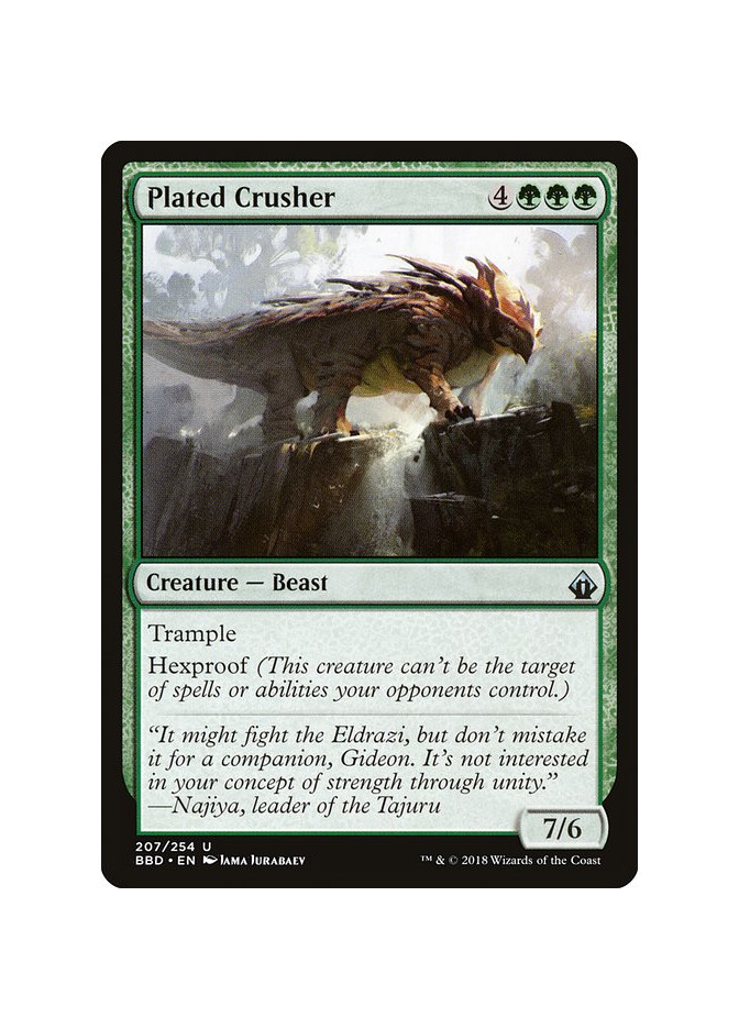 Plated Crusher
