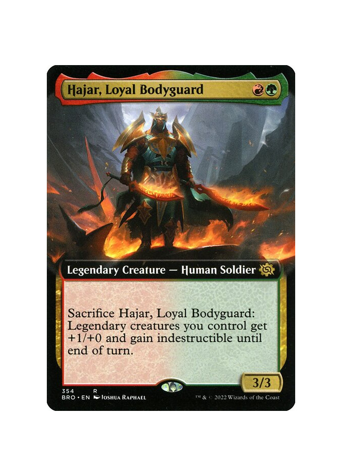 Hajar, Loyal Bodyguard