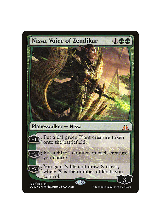 Nissa, Voice of Zendikar - Foil