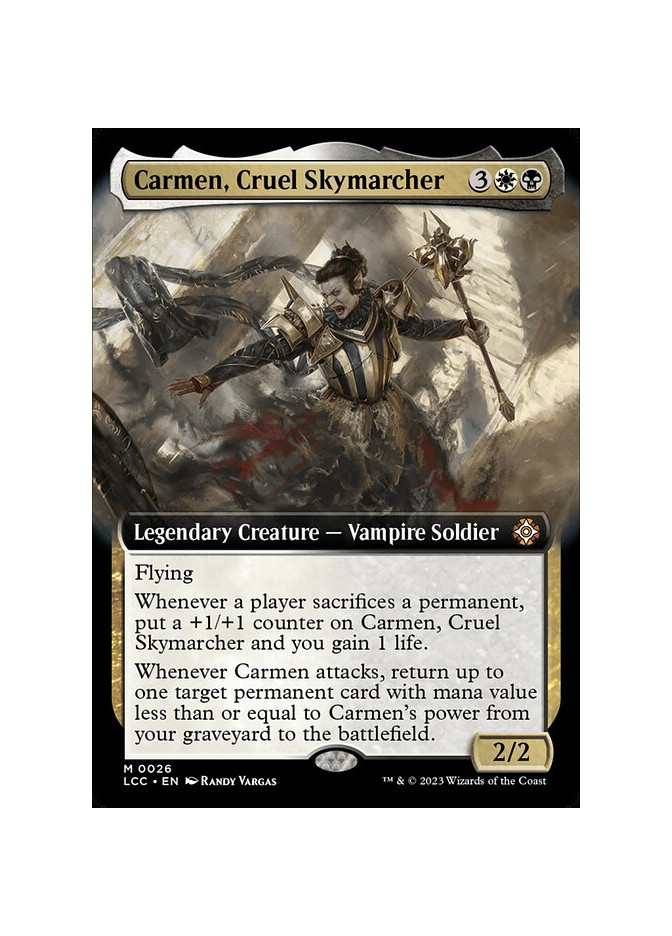 Carmen, Cruel Skymarcher - Foil