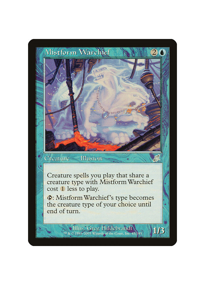 Mistform Warchief - Foil