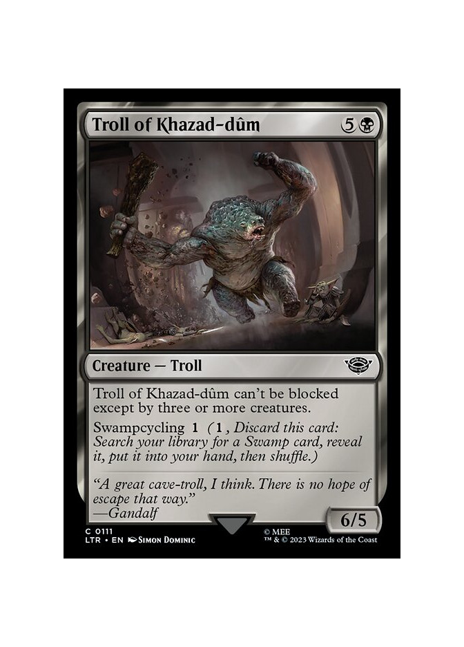Troll of Khazad-dûm - Foil