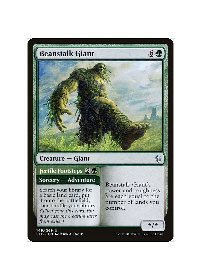 Beanstalk Giant // Fertile Footsteps - Foil
