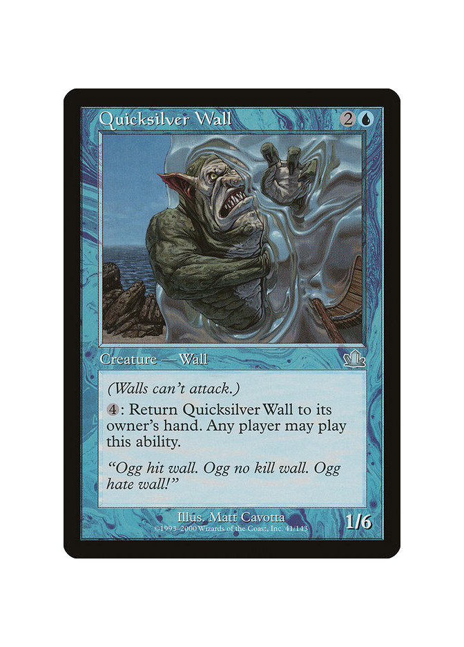 Quicksilver Wall - Foil
