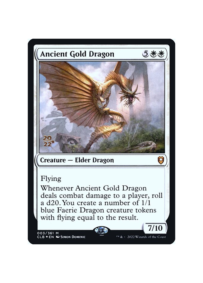 Ancient Gold Dragon - Foil