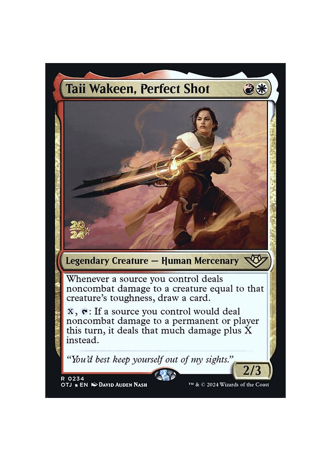 Taii Wakeen, Perfect Shot - Foil
