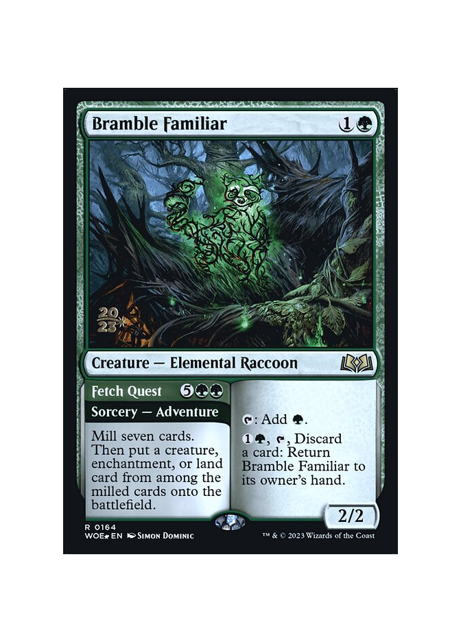 Bramble Familiar // Fetch Quest - Foil