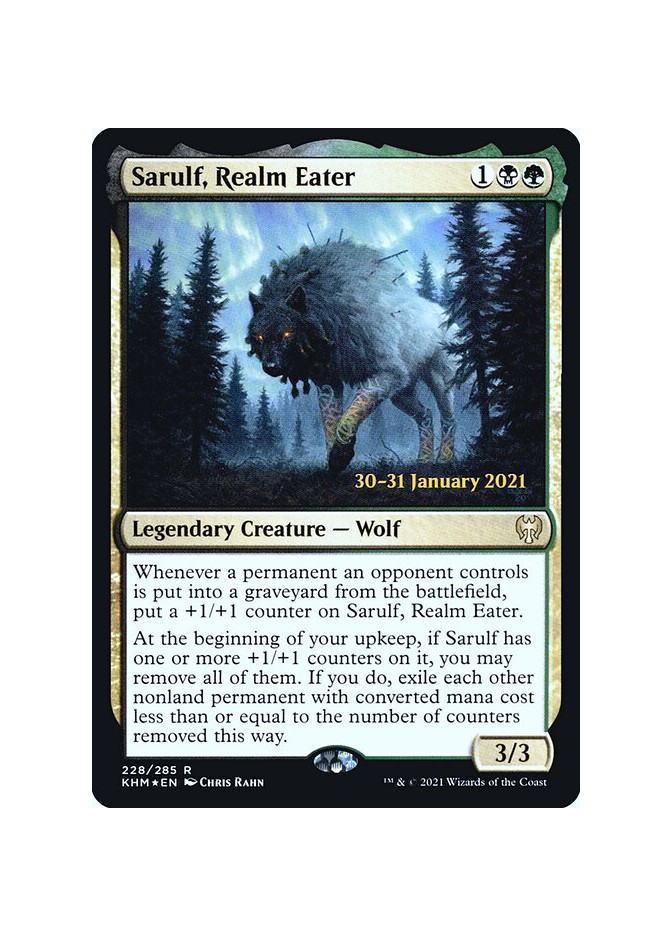 Sarulf, Realm Eater - Foil