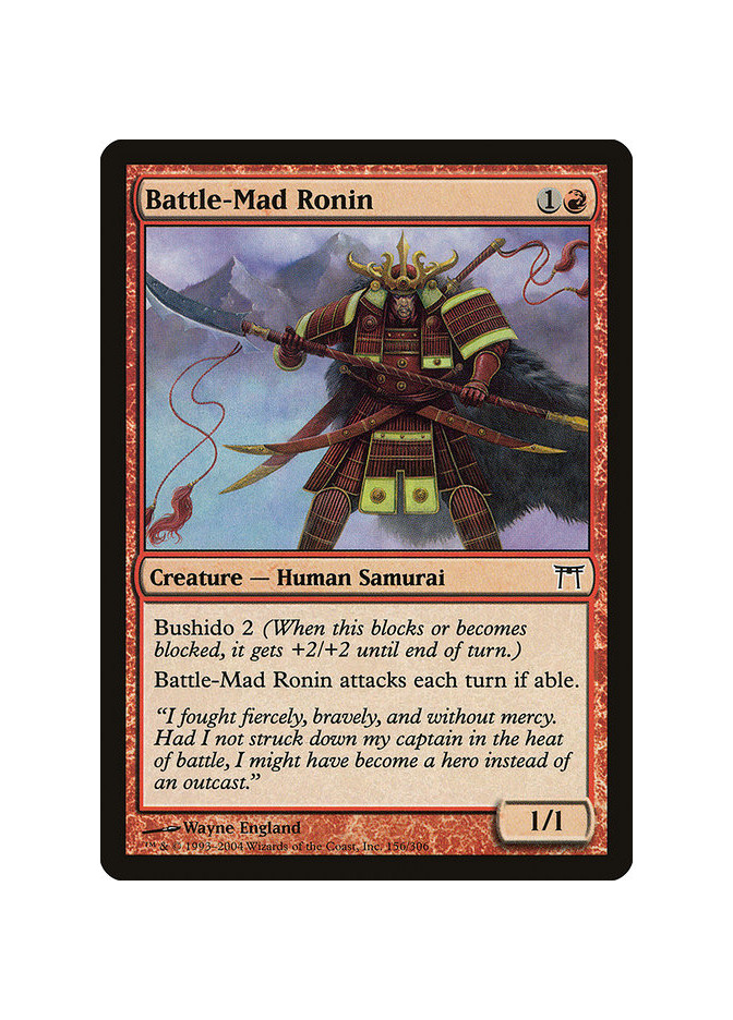 Battle-Mad Ronin - Foil