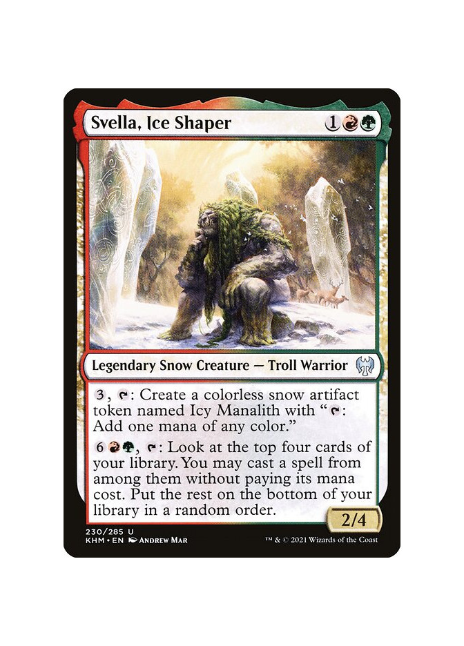 Svella, Ice Shaper - Foil