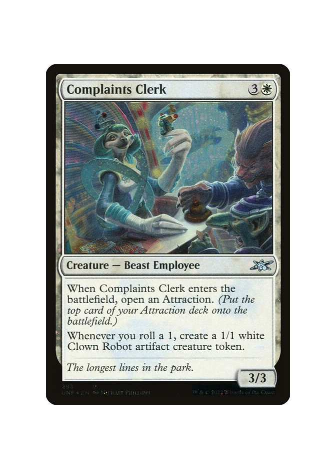 Complaints Clerk - Foil
