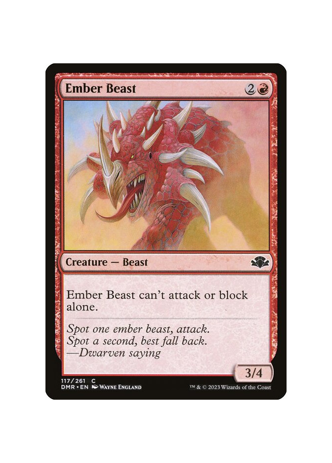 Ember Beast - Foil